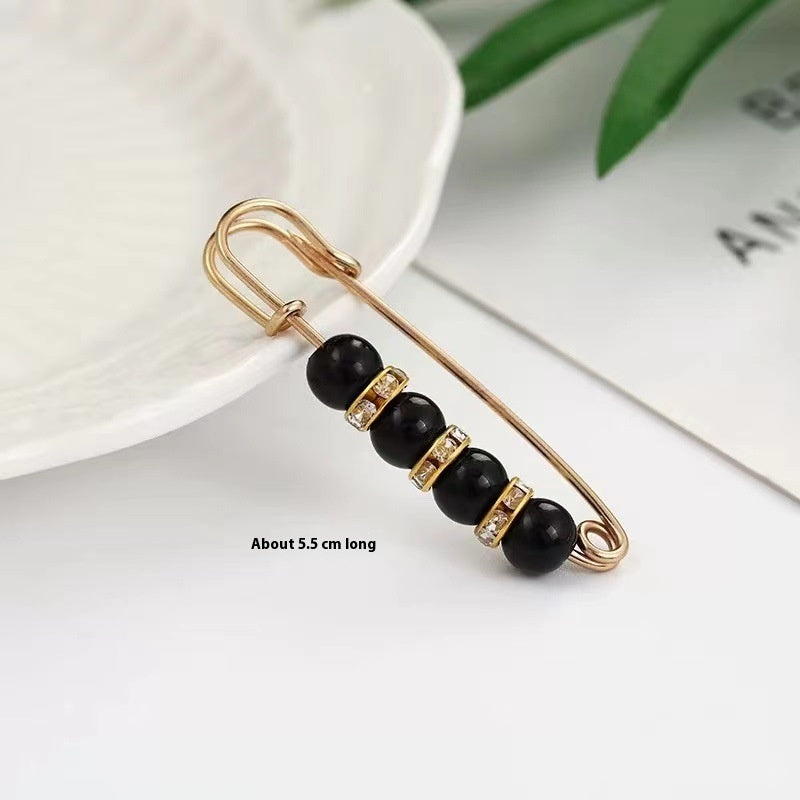 Fixed Waist Women's Pants Brooch Accessory