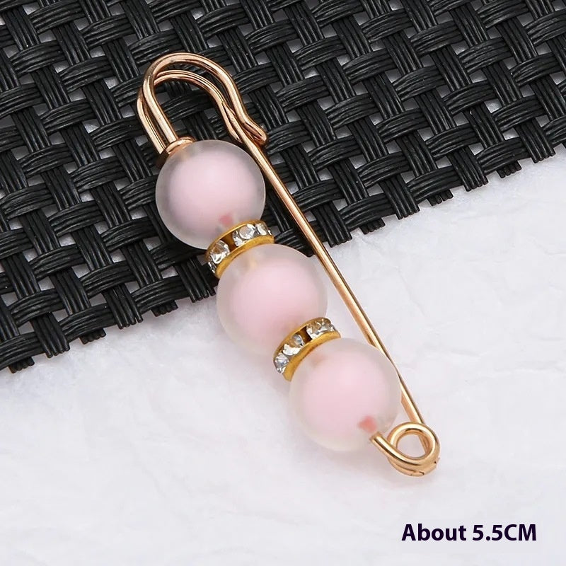 Fixed Waist Women's Pants Brooch Accessory