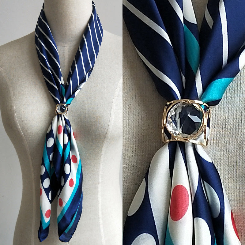 Scarf Pendant Tassel Pendant Fashion All-match Pearl Brass Buckle