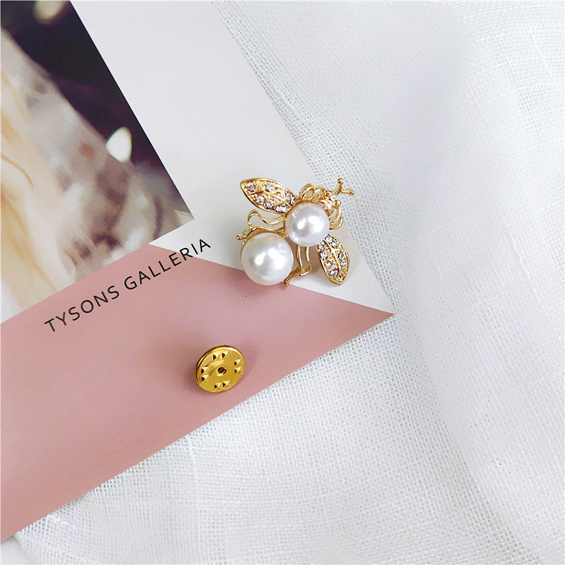Scarf Pendant Tassel Pendant Fashion All-match Pearl Brass Buckle