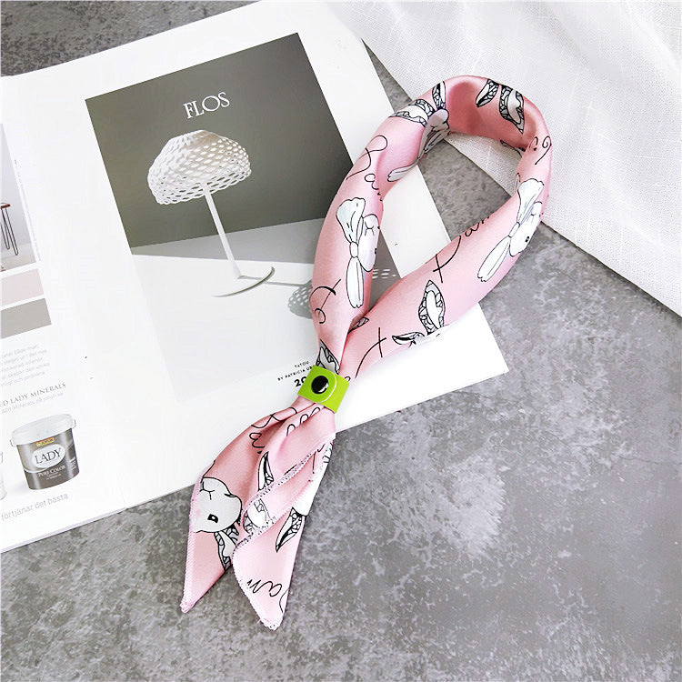 Scarf Pendant Tassel Pendant Fashion All-match Pearl Brass Buckle