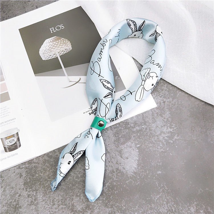 Scarf Pendant Tassel Pendant Fashion All-match Pearl Brass Buckle