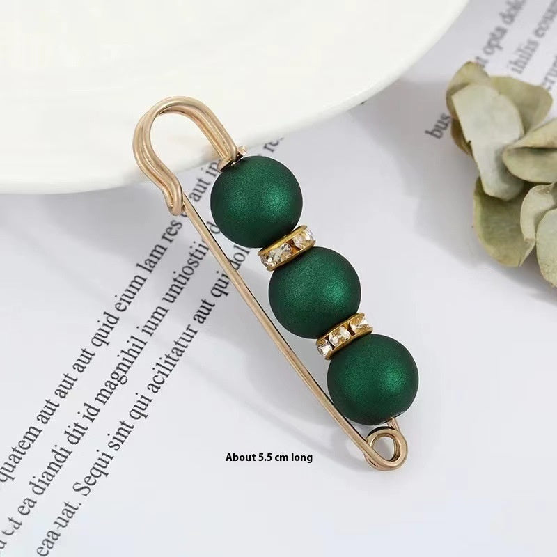 Fixed Waist Women's Pants Brooch Accessory