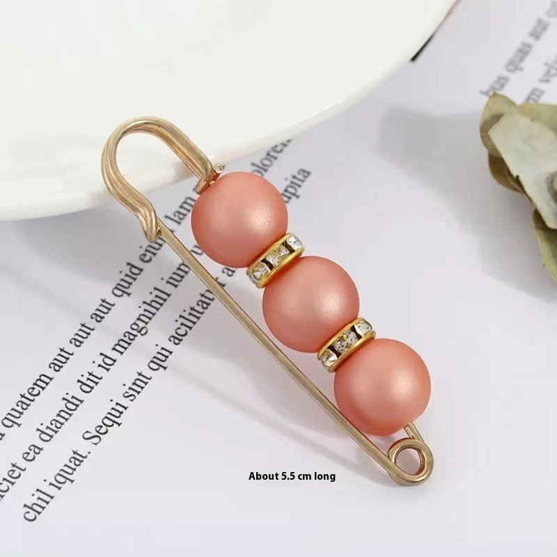 Fixed Waist Women's Pants Brooch Accessory