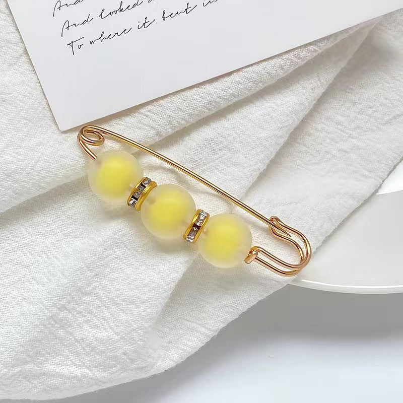 Fixed Waist Women's Pants Brooch Accessory