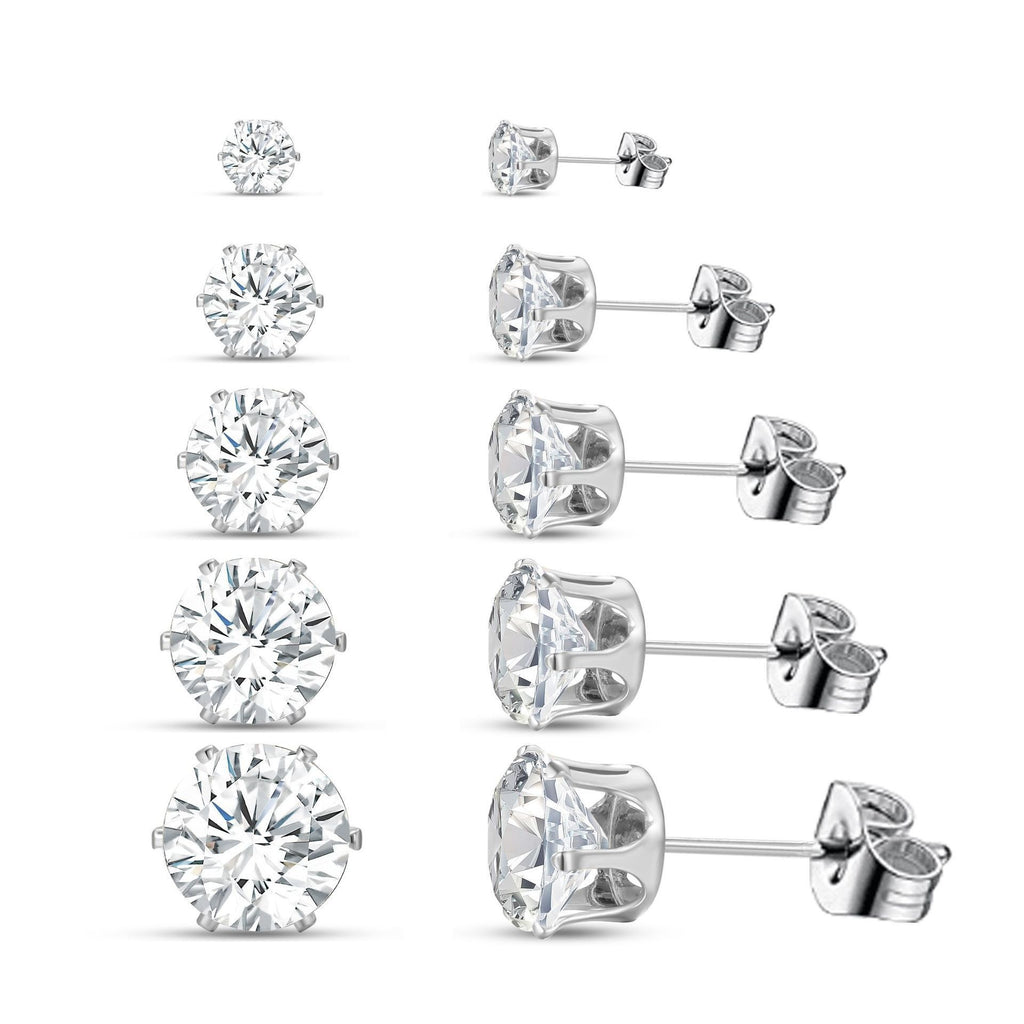 Zircon EmbeddedFor Women's Classic Earrings