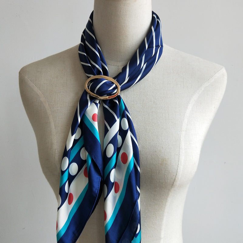 Scarf Pendant Tassel Pendant Fashion All-match Pearl Brass Buckle