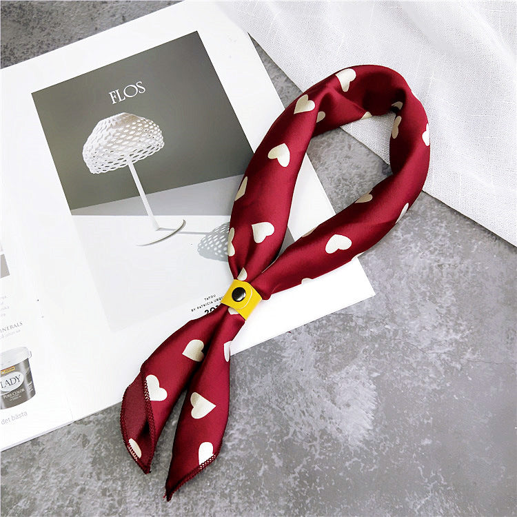 Scarf Pendant Tassel Pendant Fashion All-match Pearl Brass Buckle